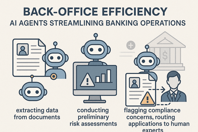 Back-Office Efficiency: AI Agents Streamlining Banking Operations